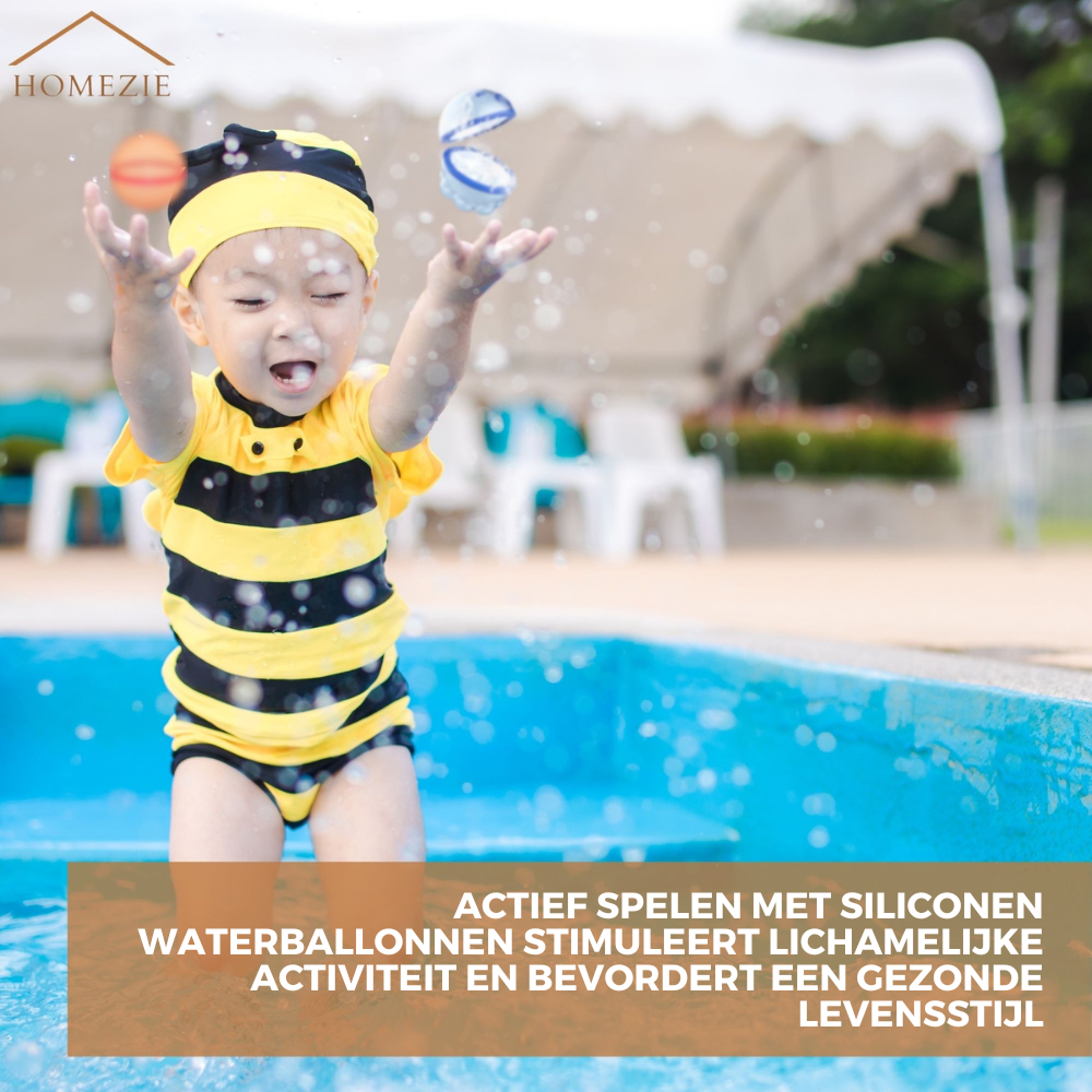 KidWorld® Herbruikbare Waterballonnen | EARLY SPRING SALE | 5 leuke figuurtjes | Zelfsluitend | Herbruikbaar