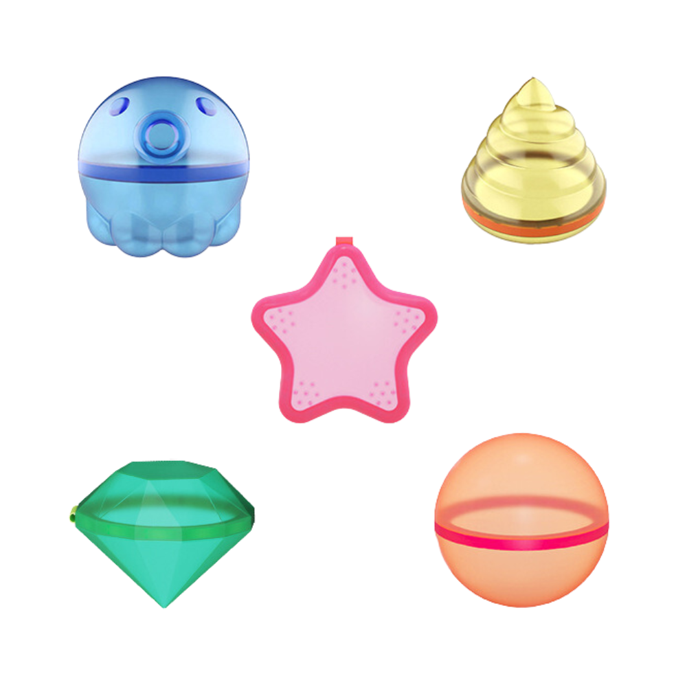 KidWorld® Herbruikbare Waterballonnen | EARLY SPRING SALE | 5 leuke figuurtjes | Zelfsluitend | Herbruikbaar