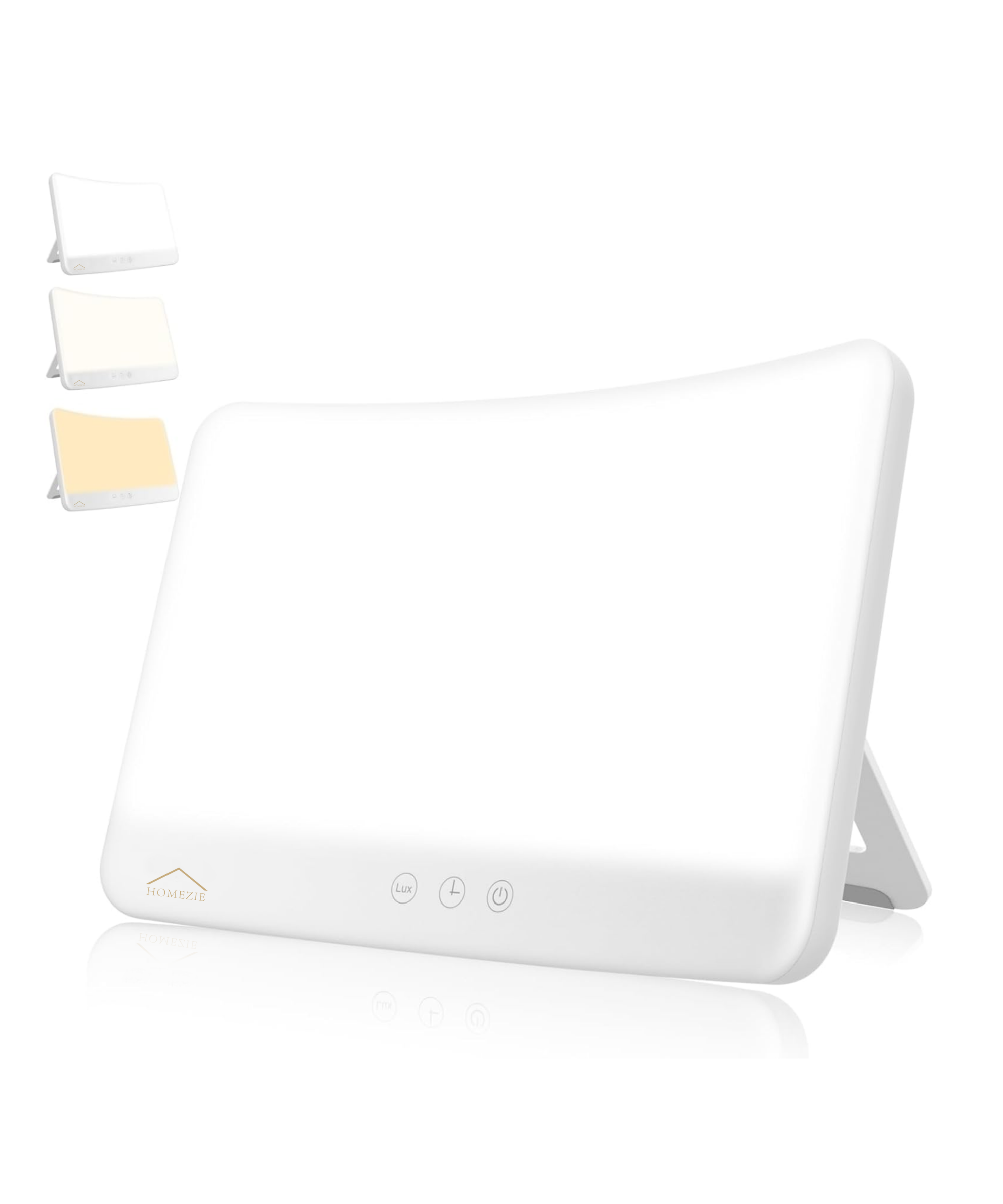 Homezie® Daglichtlamp | 10.000 lux | UV-vrij | Ingebouwde timers | 3000-6500K | Boost je energieniveau, focus & stemming!