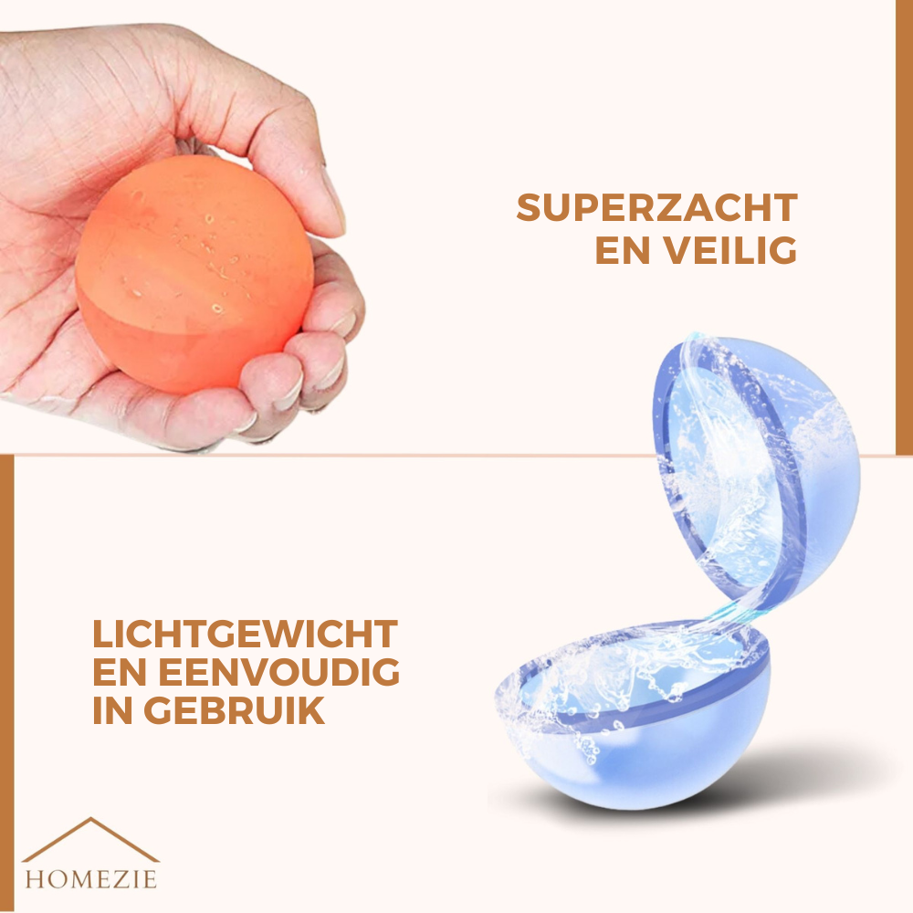 KidWorld® Herbruikbare Waterballonnen | EARLY SPRING SALE | 5 leuke figuurtjes | Zelfsluitend | Herbruikbaar