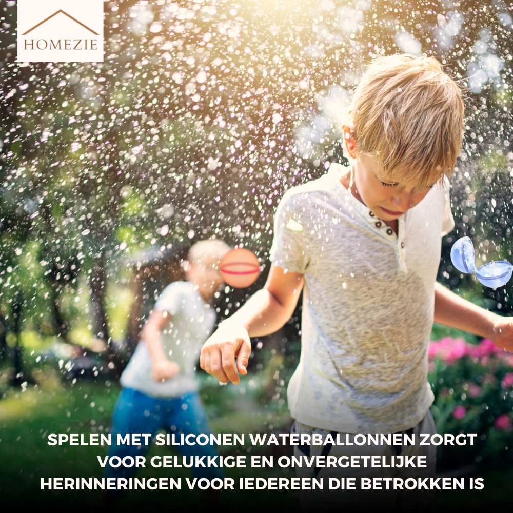 KidWorld® Herbruikbare Waterballonnen | EARLY SPRING SALE | 5 leuke figuurtjes | Zelfsluitend | Herbruikbaar