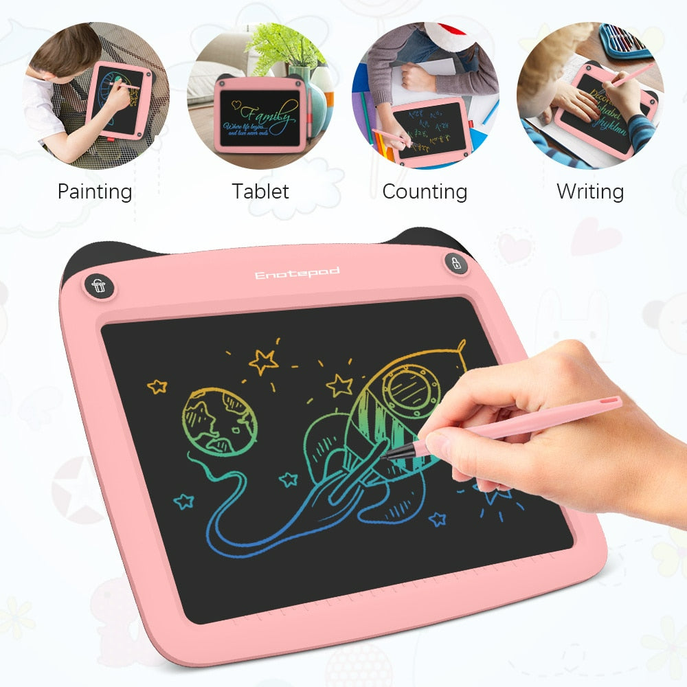 KidWorld Tekentablet | EARLY SPRING SALE | Voor jong & oud | 9 Inch LCD-scherm | 50.000 keer