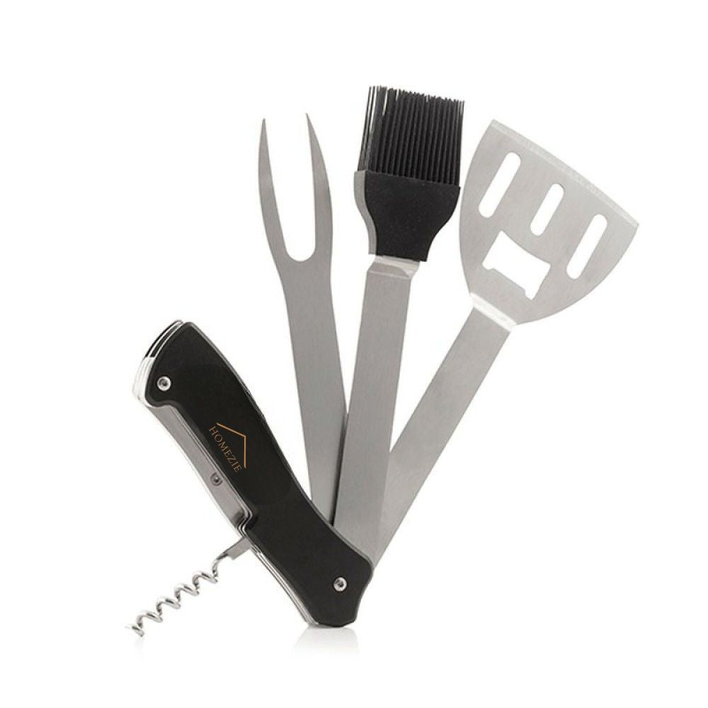 Homezie Barbecue accessoire | EARLY SPRING SALE | 5 in 1 | BBQ Tool