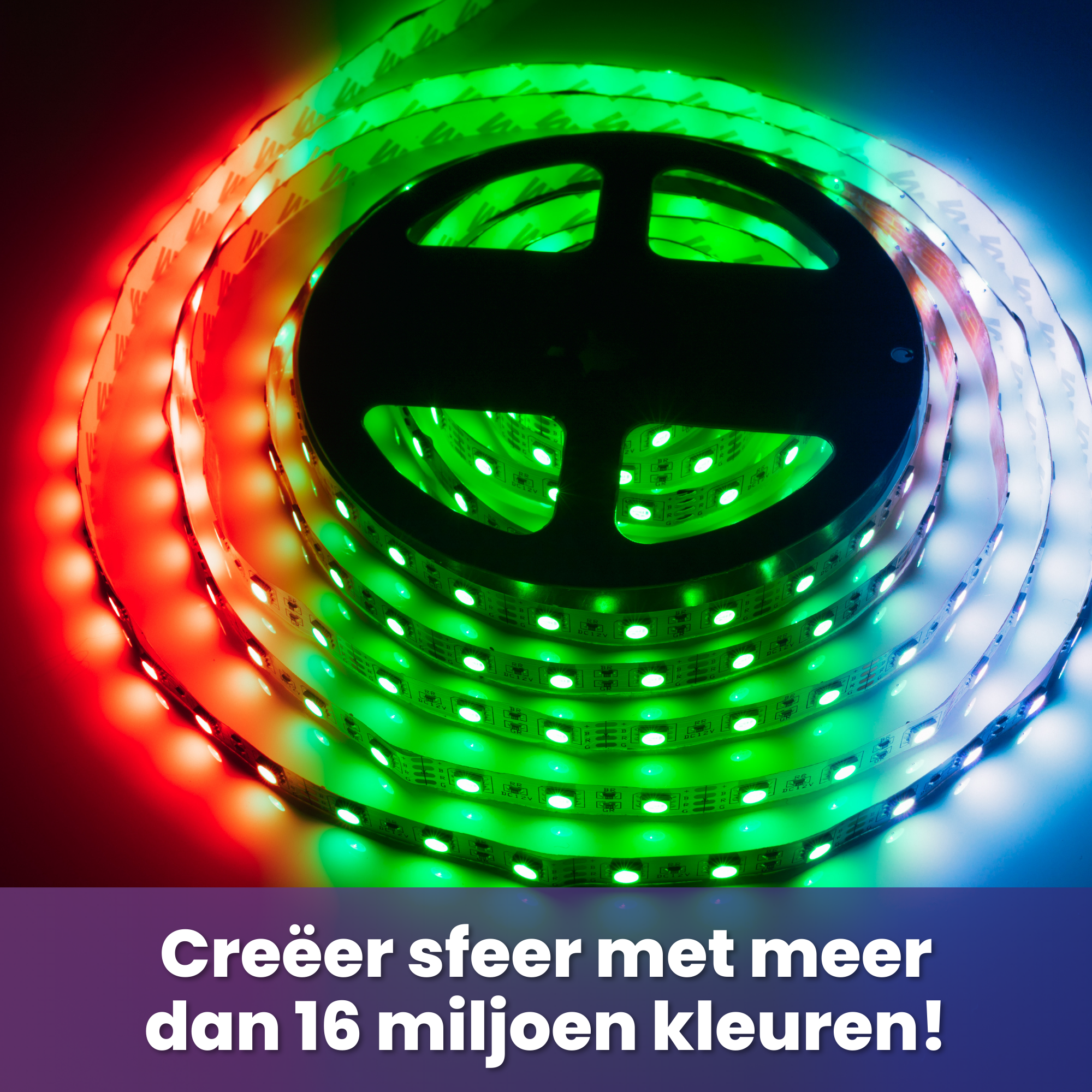 Homezie® Led strip | 20 meter | Met app en afstandsbediening | Led verlichting