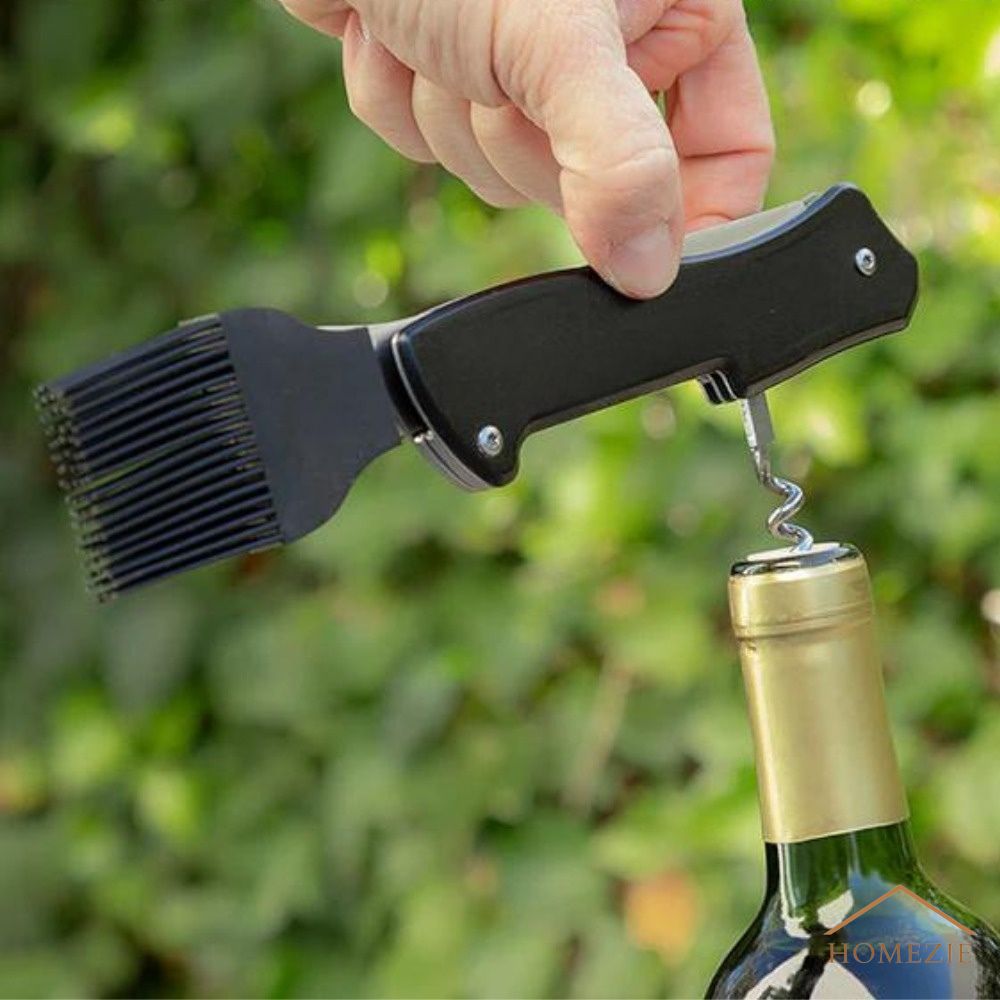 Homezie Barbecue accessoire | EARLY SPRING SALE | 5 in 1 | BBQ Tool