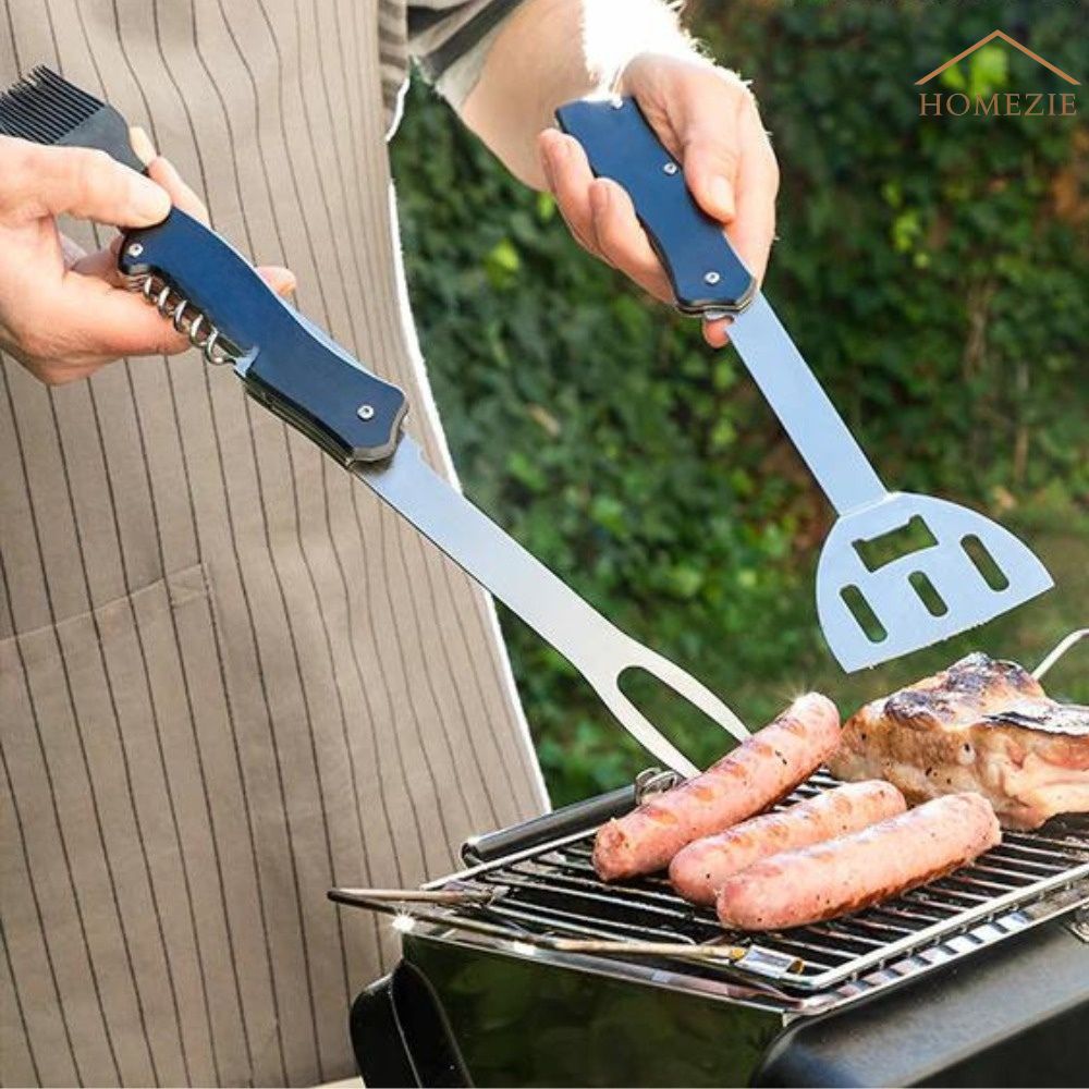 Homezie Barbecue accessoire | EARLY SPRING SALE | 5 in 1 | BBQ Tool