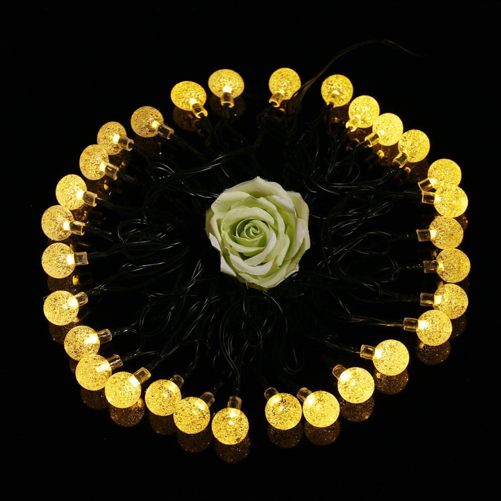 Homezie® Lichtsnoer | 10 meter 100 LED lampjes | Warm wit | Kerstverlichting | Voor binnen & buiten