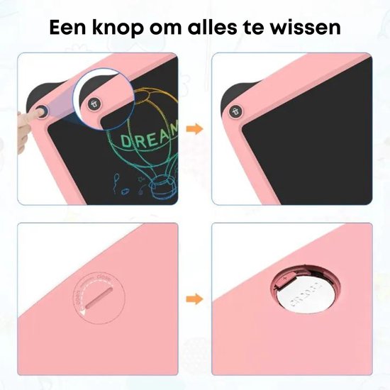 KidWorld Tekentablet | EARLY SPRING SALE | Voor jong & oud | 9 Inch LCD-scherm | 50.000 keer