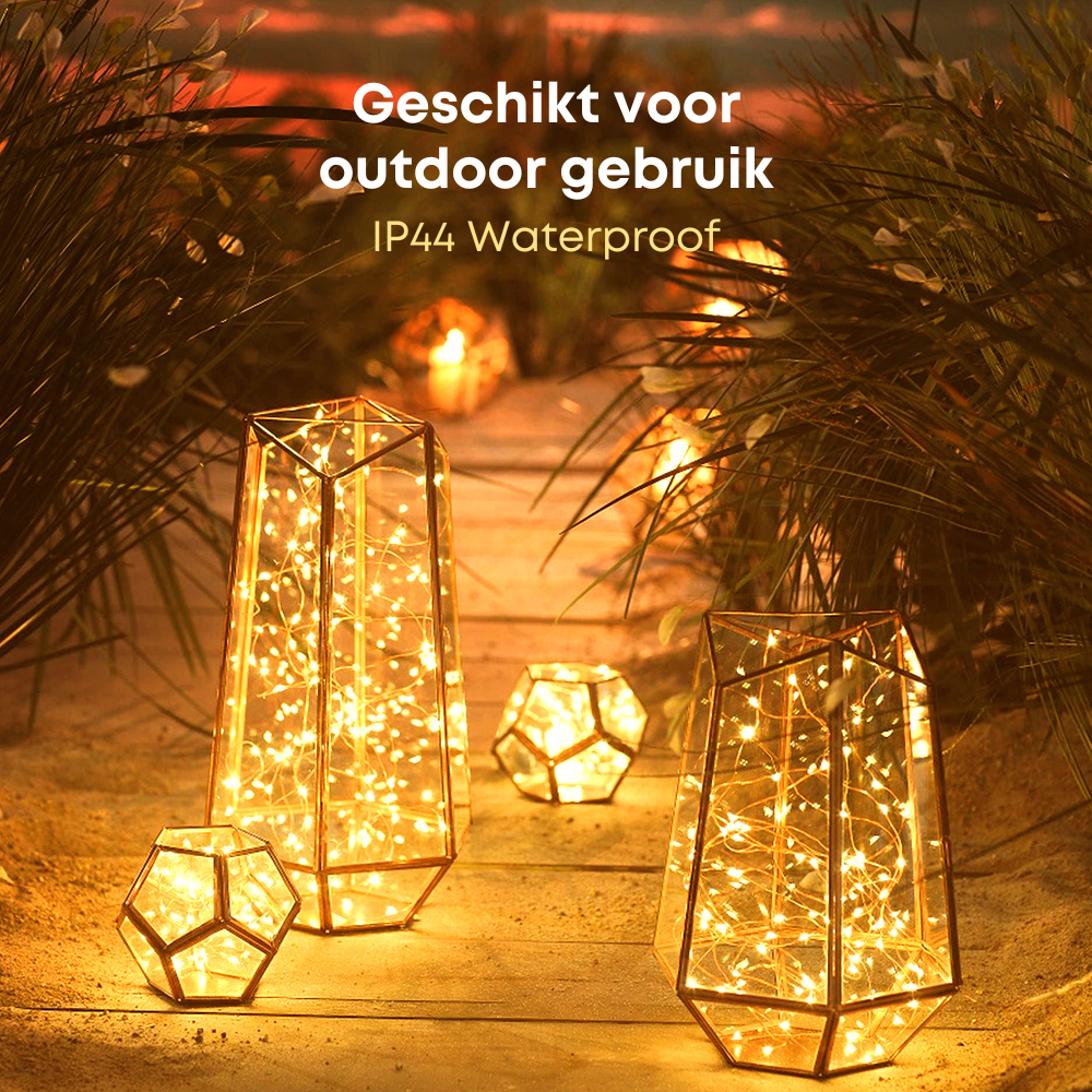 Homezie® Fairy Lights | 20 meter 200 Leds | Waterdicht | Kerstverlichting | Lichtsnoer | Buitenverlichting