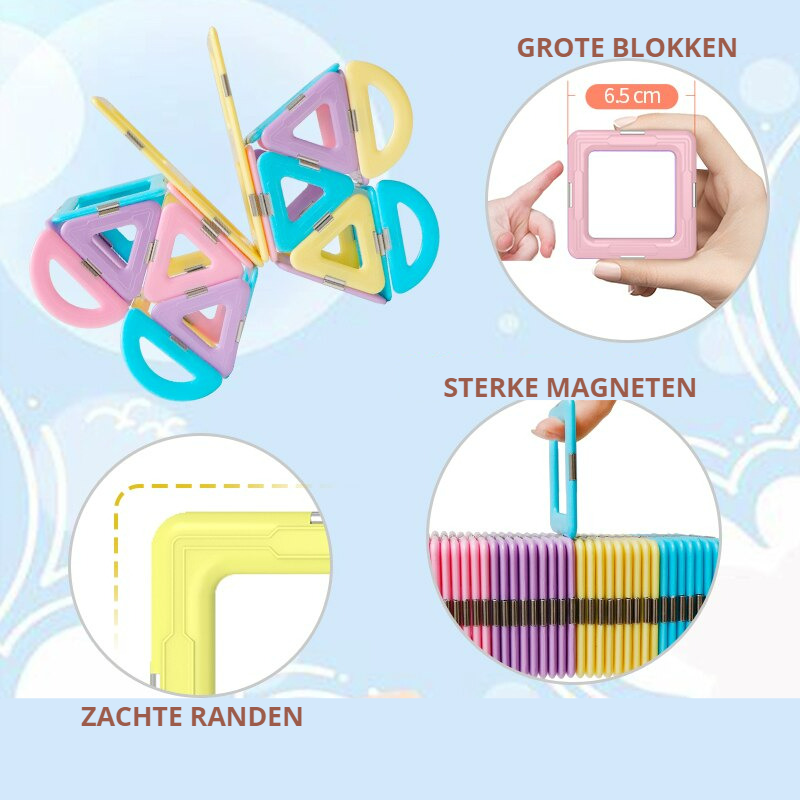Magnetisch speelgoed | EARLY SPRING SALE | 103 stuks