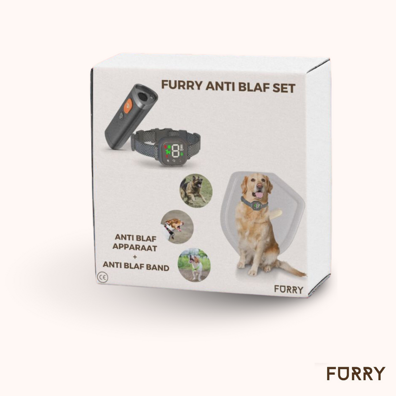 Furry Anti Blaf set | Set van Anti blafband én Anti blaf apparaat