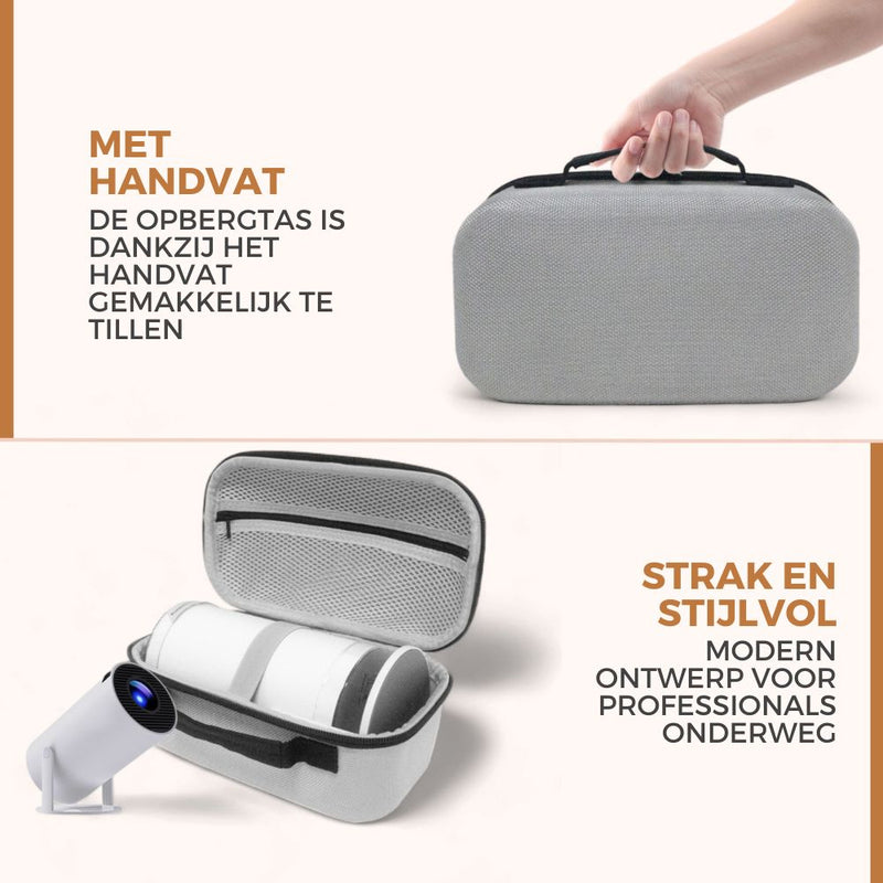 Beamer Travel Case | Projector Reistas | Valbescherming | Stofbescherming