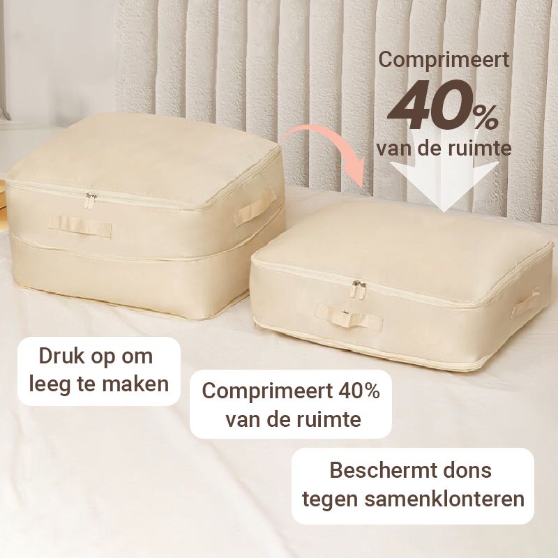 Homezie-Goed Verkopend-Homezie Compressie Opbergzakken | Vacuümsealen | Ruimtebesparing voor Kleding en Beddengoed