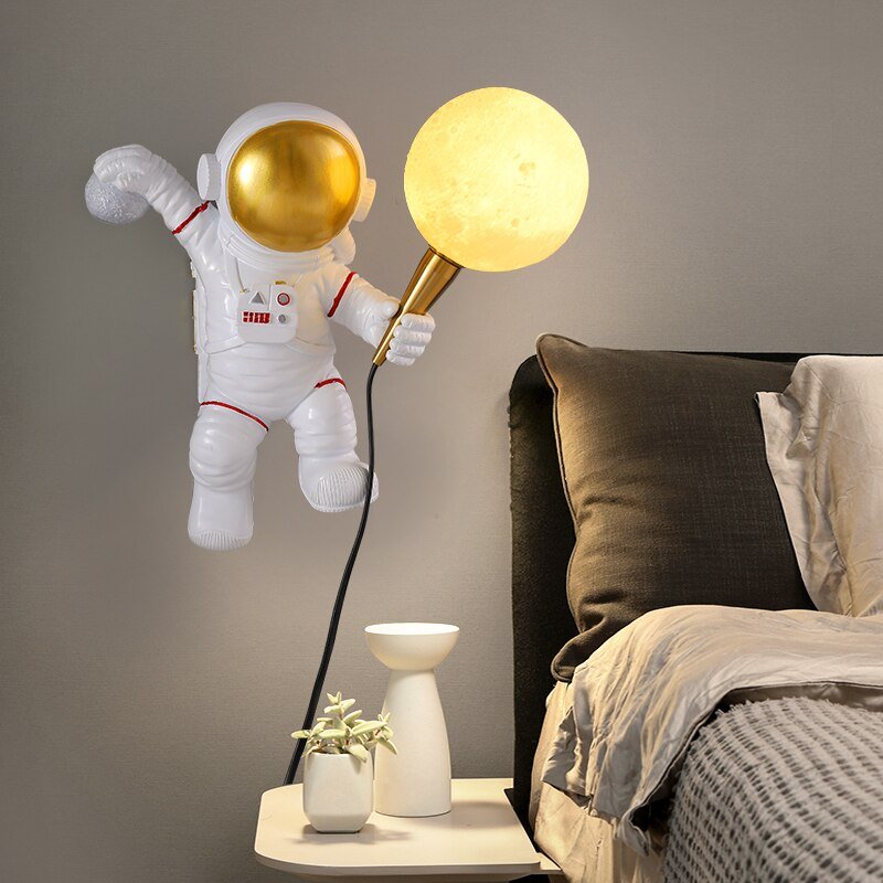 Homezie-Homezie Astronaut Lamp | Miniatuur Astronaut | Sfeerverlichting voor elk hoek van je huis