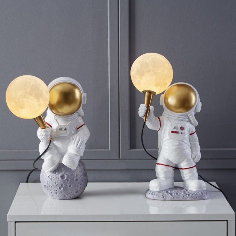 Homezie-Homezie Astronaut Lamp | Miniatuur Astronaut | Sfeerverlichting voor elk hoek van je huis