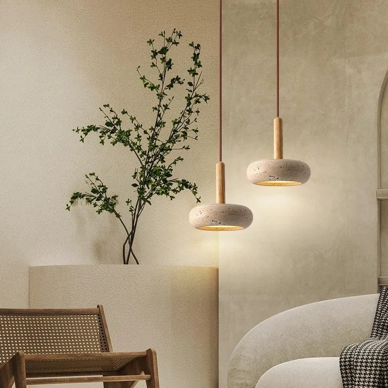 Homezie-Homezie Hanglamp | Verstelbare Katoenen Koord | Tijdloze Elegantie voor Thuisdecoratie