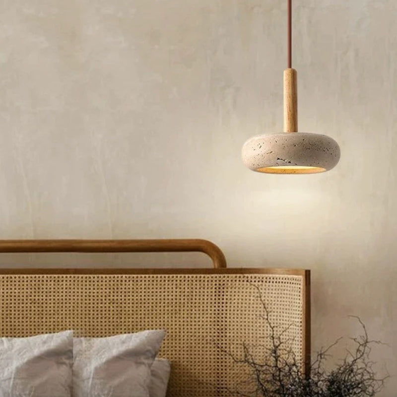 Homezie-Homezie Hanglamp | Verstelbare Katoenen Koord | Tijdloze Elegantie voor Thuisdecoratie