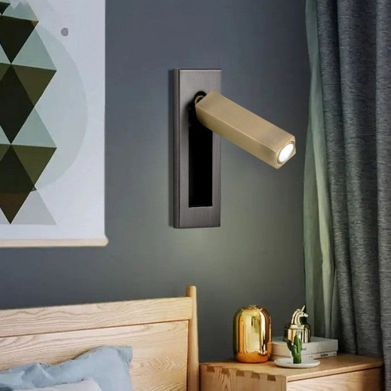 Homezie Ingebedde Wandlamp | Verstelbare LED | Ideaal voor lezen in bed