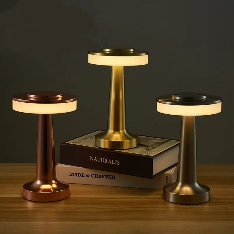 Homezie-Homezie Tafellamp | Dimbare LED | Hotel en Thuisgebruik met Oplaadbare Batterij