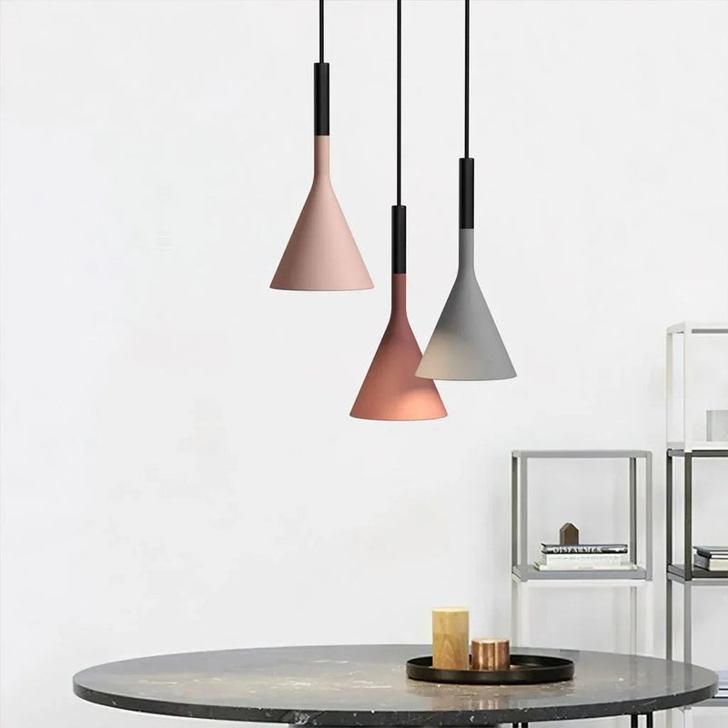 Homezie-Iris-Homezie Hanglamp | Betonnen ontwerp | Modern en industriële stijl