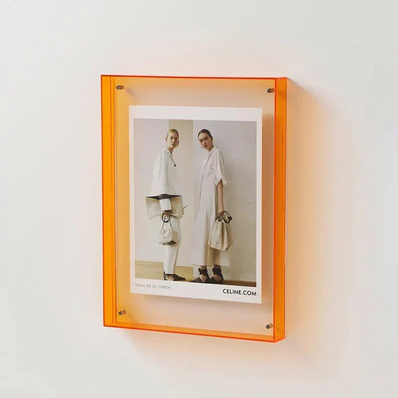 Homezie-interieur-Homezie Fotolijst | Gekleurd Transparant Acryl | Modern Minimalisme voor Jouw Herinneringen