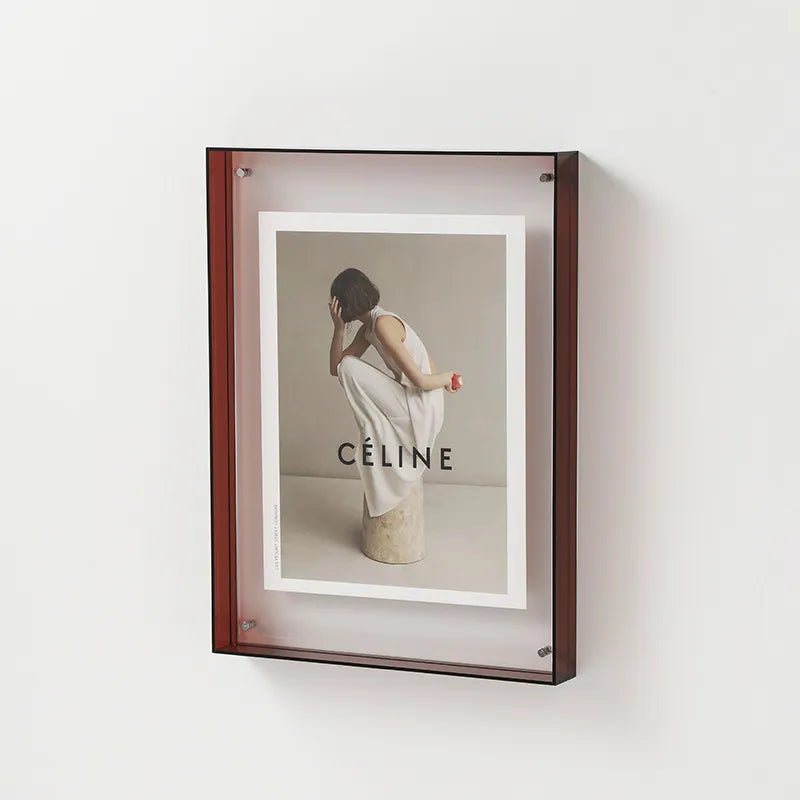 Homezie-interieur-Homezie Fotolijst | Gekleurd Transparant Acryl | Modern Minimalisme voor Jouw Herinneringen