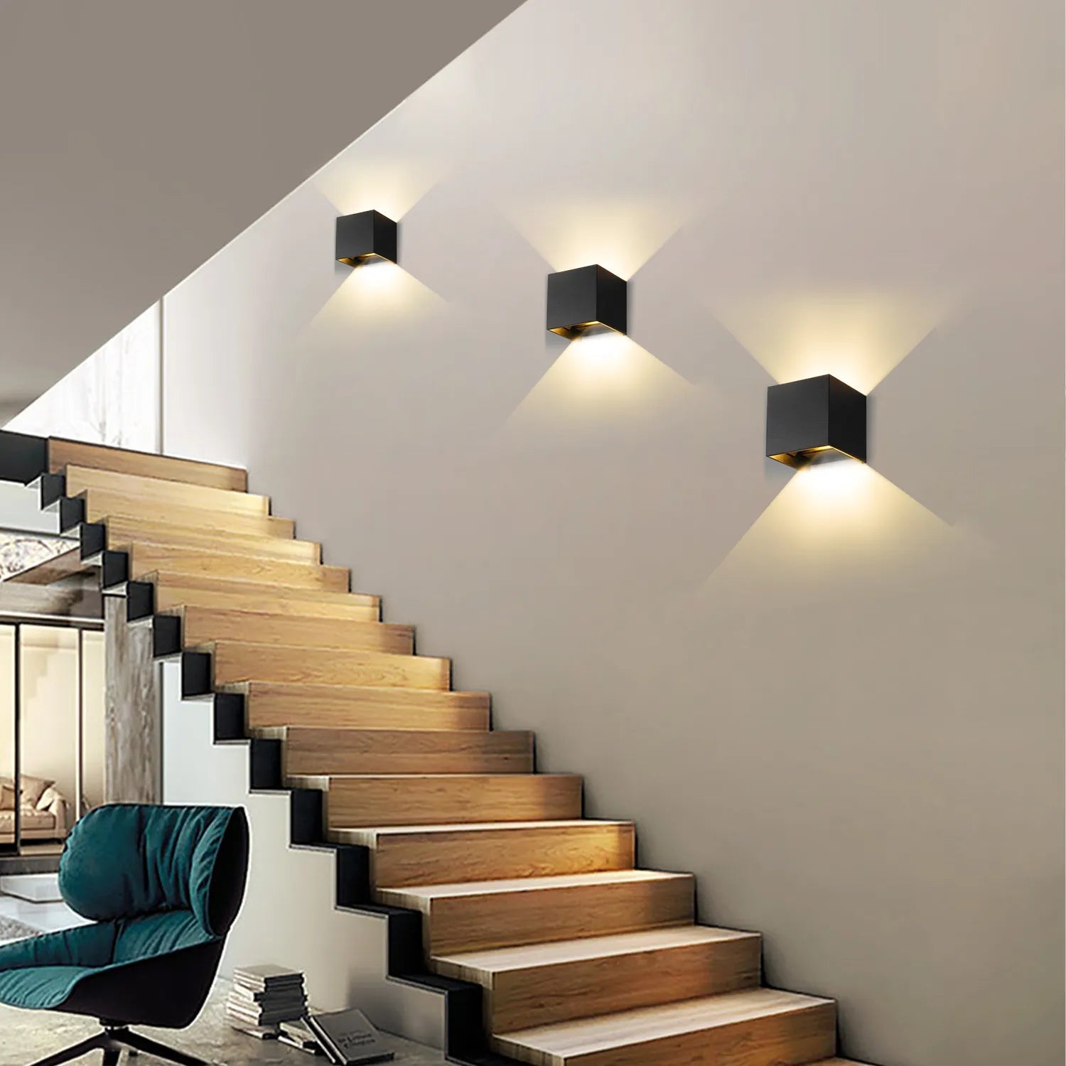 Homezie SenseGlow | Wandlamp | Sensor Bediening | USB-oplaadbaar | Sfeerverlichting