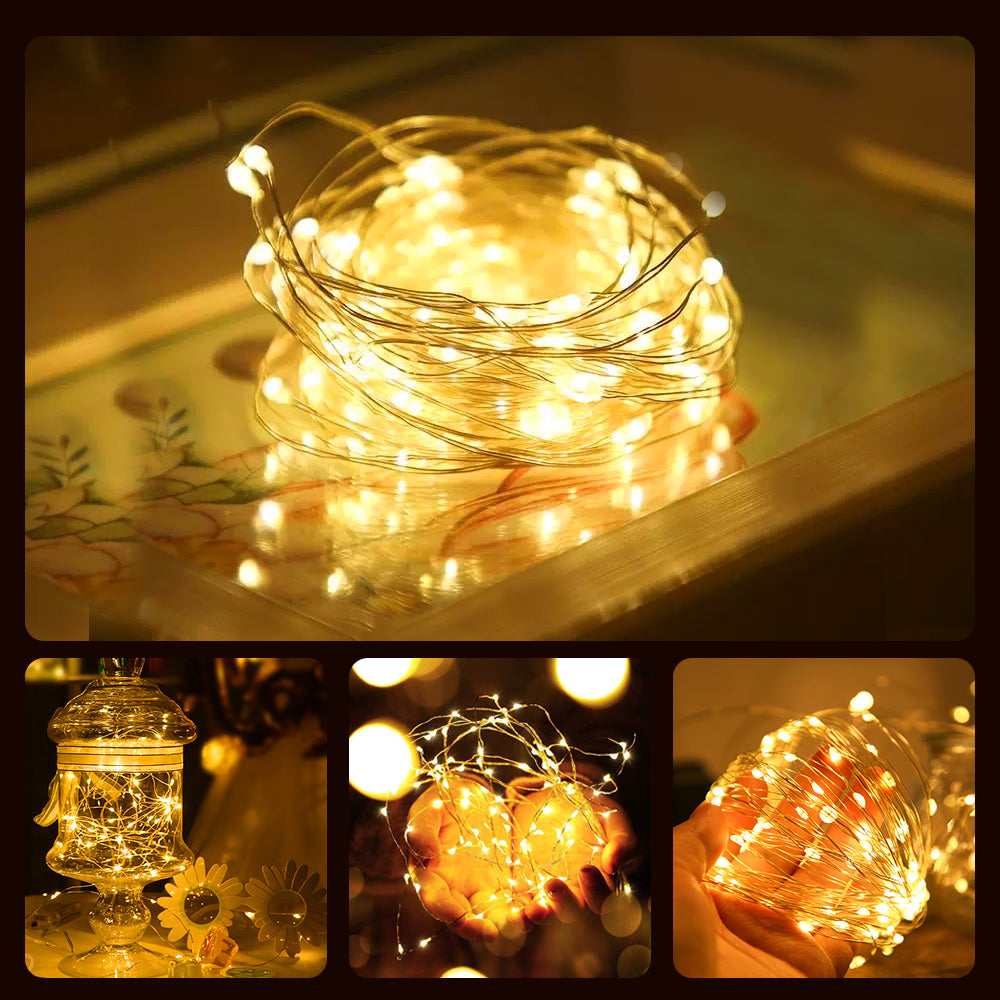 Homezie® Fairy Lights | 20 meter 200 Leds | Waterdicht | Kerstverlichting | Lichtsnoer | Buitenverlichting
