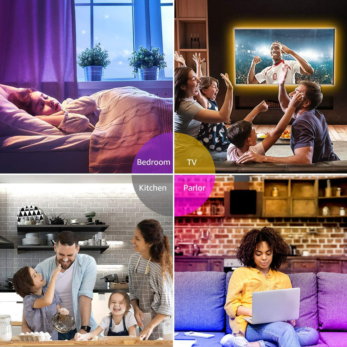Homezie® Led strip | EARLY SPRING SALE | 30 meter | Met app en afstandsbediening | Led verlichting