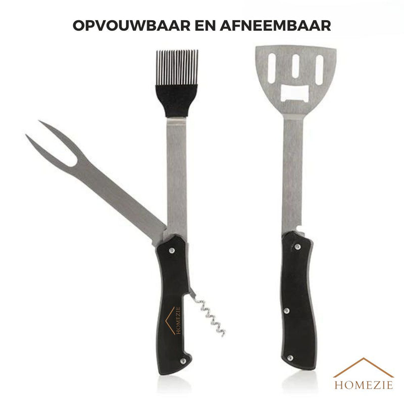 Homezie Barbecue accessoire | 5 in 1 | BBQ Tool