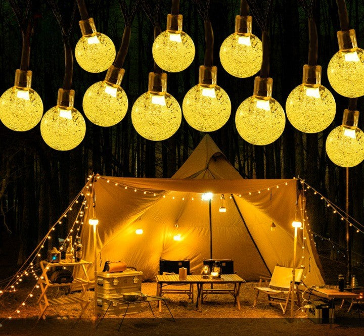 Homezie® Solar Lichtsnoer | 10 meter | 100 LED lampjes | Warm wit